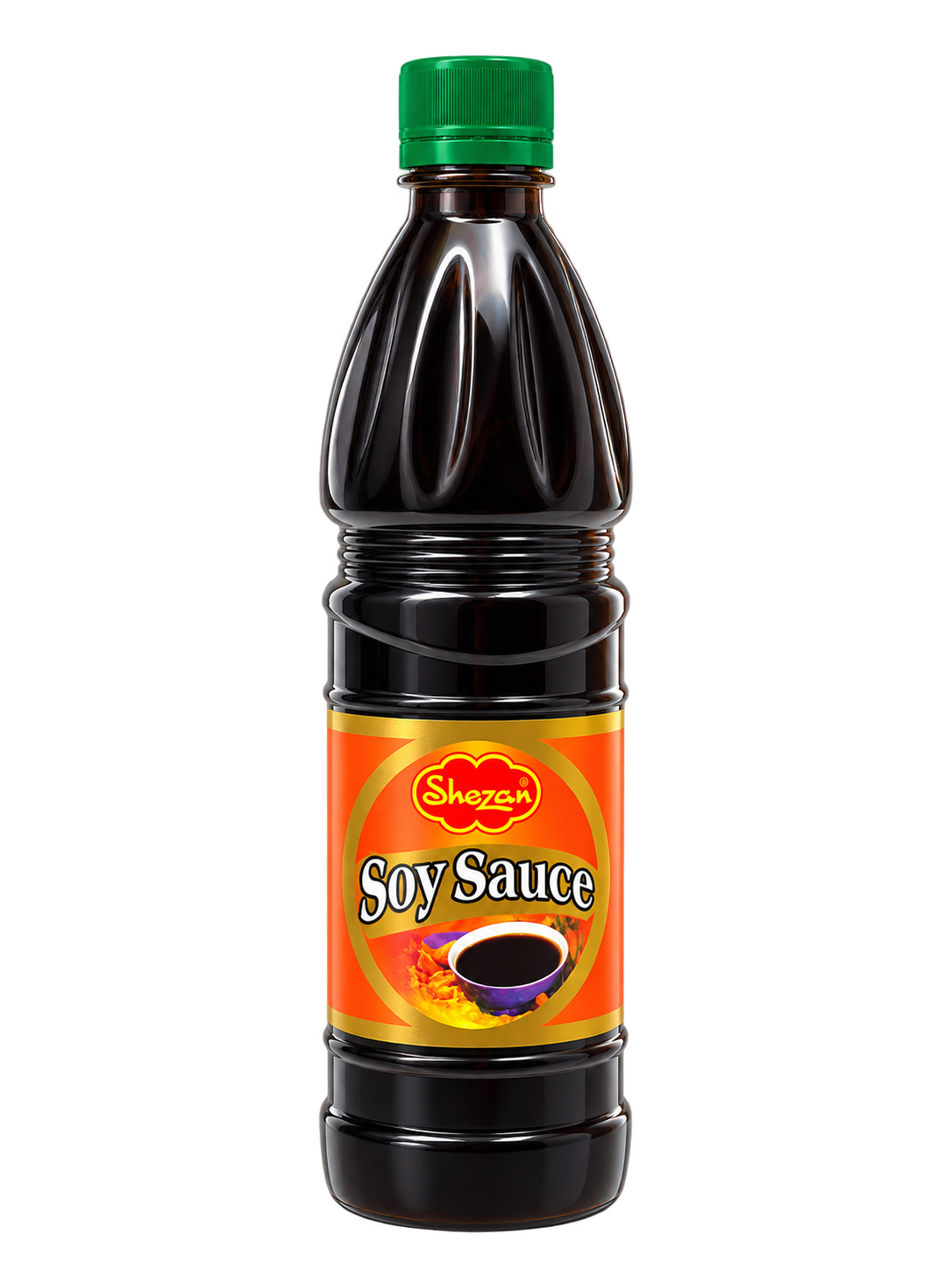 3D studio recreation of Shezan chinese sauces & vinegar packaging